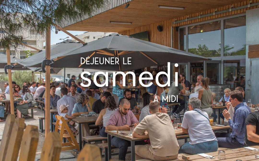 Déjeuner le samedi midi