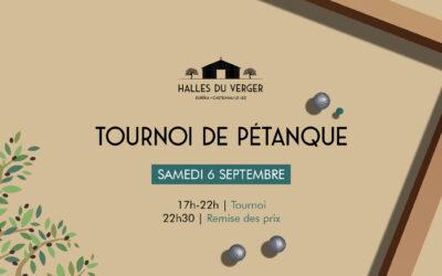 Tournoi de pétanque des Halles du Verger – 6 septembre 2025